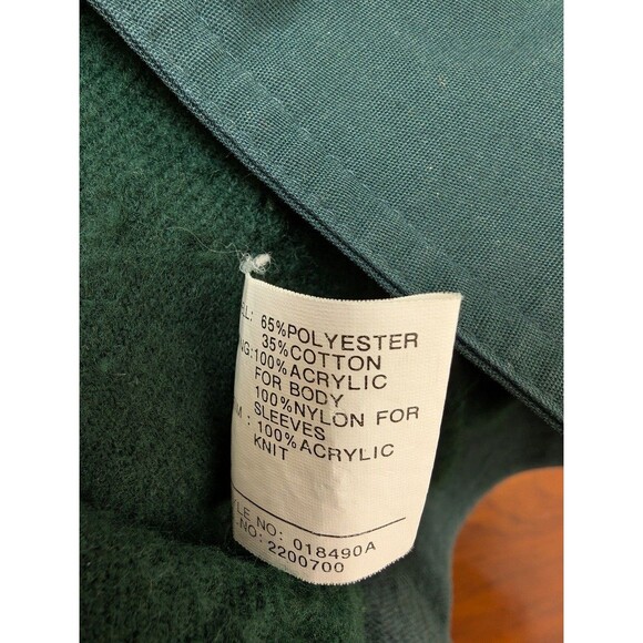 PACIFIC TRAIL Mens Jacket Sz XL Full Zip Flannel Lined Green - Picture 9 of 10